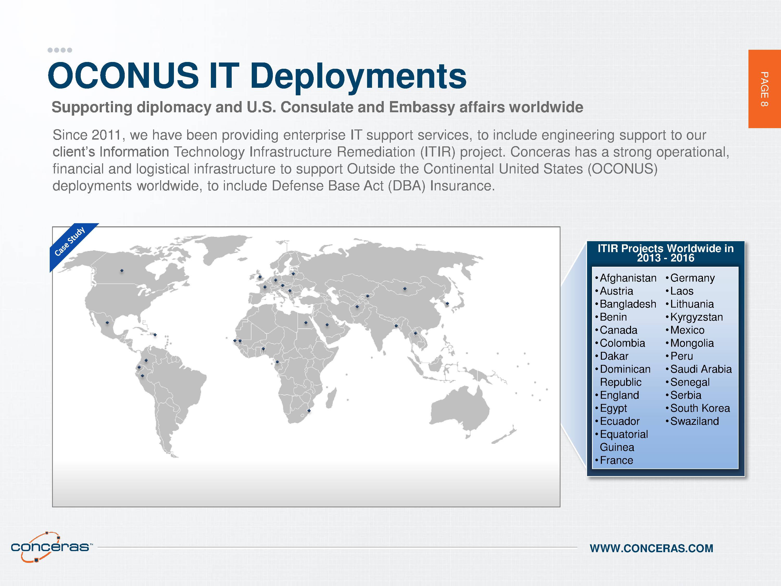 Infographic of Ocunus IT Deployments